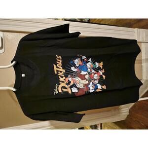Disney's Duck Tales - t-shirt - cotton tee - L - black - NEW